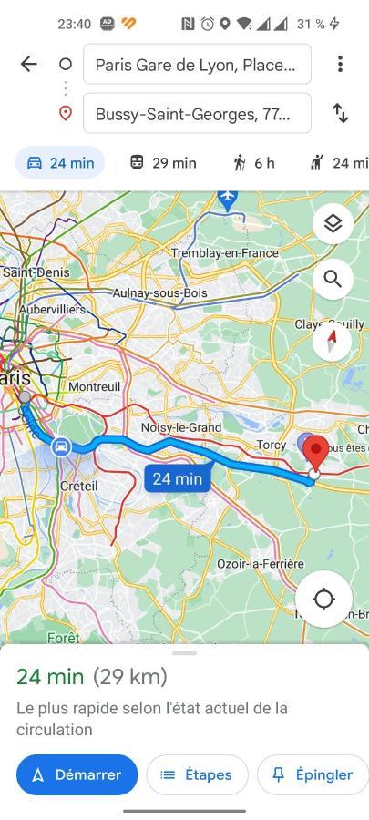 MAISON à 10 MIN DE DISNEYLAND Apartment Bussy-Saint-Georges Ngoại thất bức ảnh